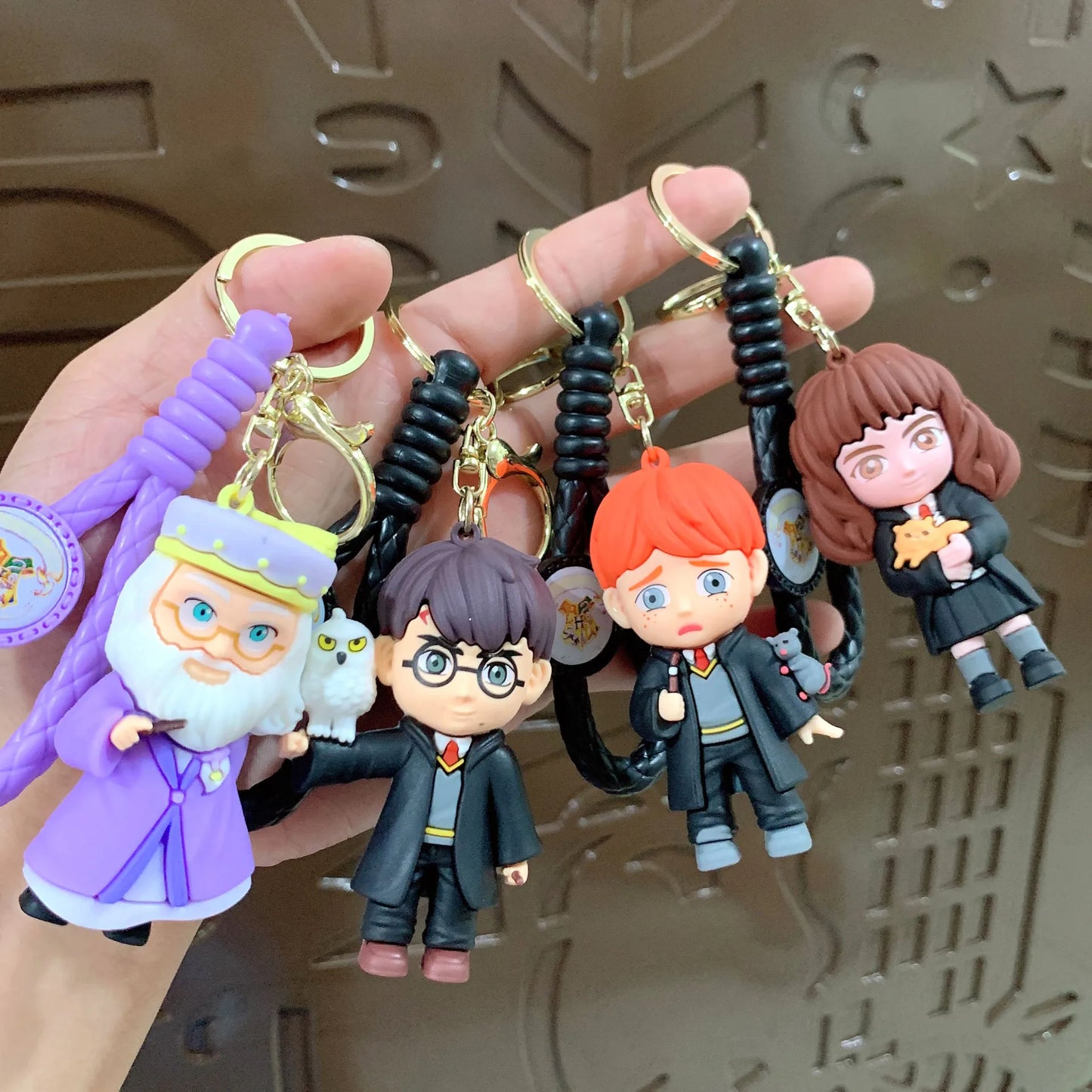 Harry Hogwarts Keychain Cute Cartoon Character Car