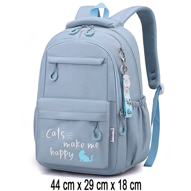Backpack School Bag Girl Back Pack For Children Kid Child Teenager Female Class Schoolbag Primary Women Bagpack Teen Bookbag Kit - MyLootWare