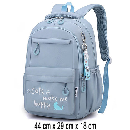 Backpack School Bag Girl Back Pack For Children Kid Child Teenager Female Class Schoolbag Primary Women Bagpack Teen Bookbag Kit - MyLootWare