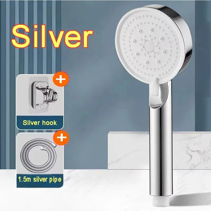 Bathroom Sink Faucet Head of A Shower High Pressure 5 Modes Adjustable Handheld Bath Sprayer Nozzle Shower Head Hose Accessories - MyLootWare