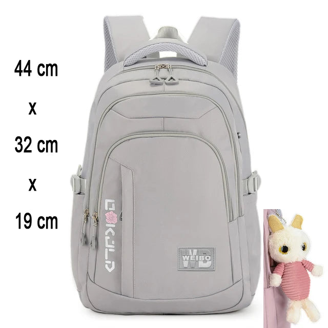 Backpack School Bag Girl Back Pack For Children Kid Child Teenager Female Class Schoolbag Primary Women Bagpack Teen Bookbag Kit - MyLootWare
