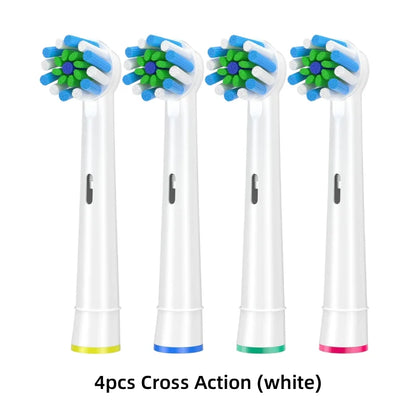 Black EB50 Brush Heads Cross Action 16 Degree Angle Spare Dental Nozzles for Oral B Electric Toothbrush D12/D16/DB4010/DB4510 - MyLootWare