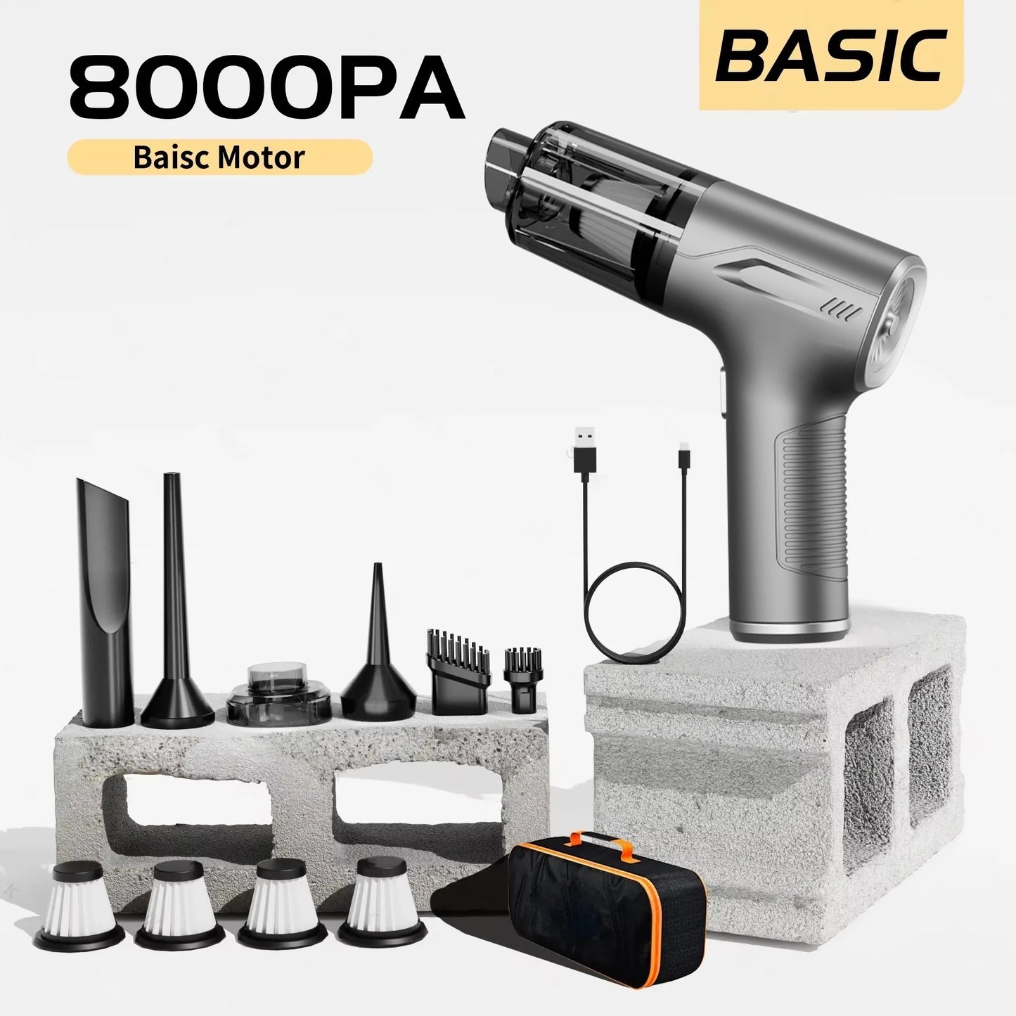 Portable Car Vacuum Cleaner CENRR 98000PA