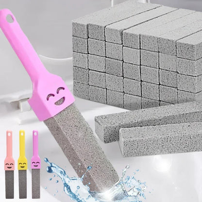 1/3PCS Pumice Stone Cleaning Stick Seat Toilet Limescale Rust Stain Dirt Removal Brush Bathroom Tile Sink Household Washing Tool - MyLootWare