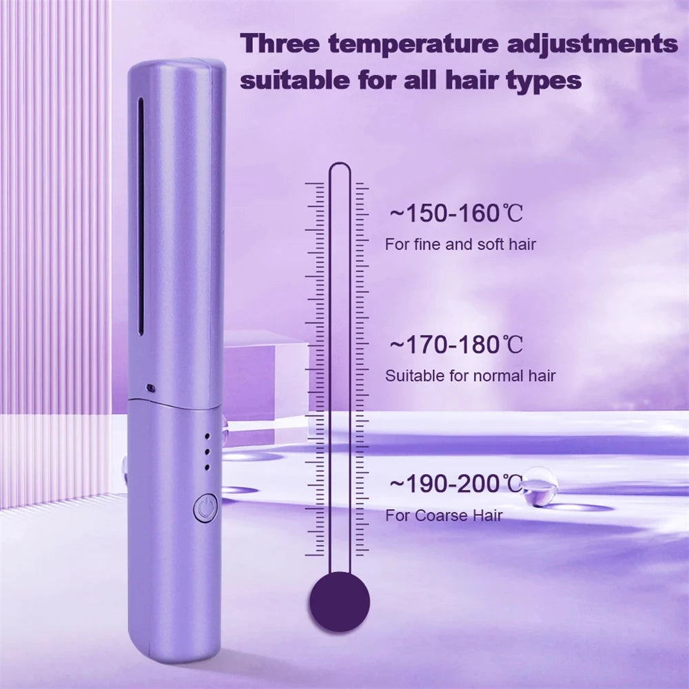 Lazy Straight Hair Comb Wireless Straightener