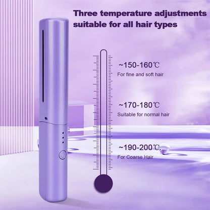 Lazy Straight Hair Comb Wireless Straightener