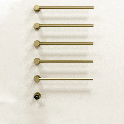 Bathroom Electric Heated Carbon Fiber Towel Rail Warmer Digital Display Temperature Time Control Smart Home Concealed Bar Dryer - MyLootWare