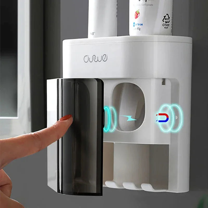 Wall-Mounted Automatic Toothpaste Dispenser
