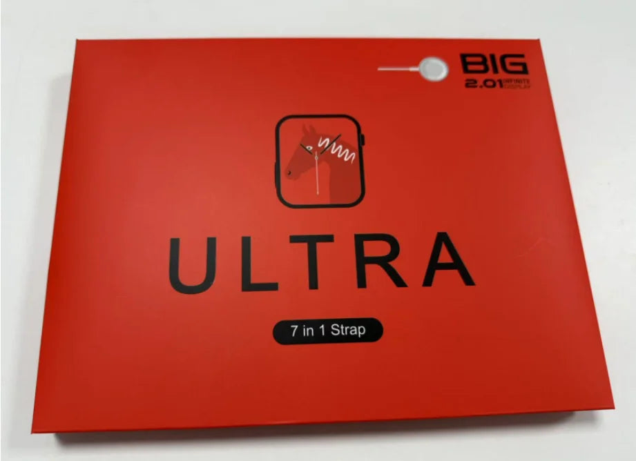 7 Watch Straps New Watch 10 Ultra 3 Smartwatch 2.2HD Amoled Circular Screen ECG Monitoring Reloj Inteligente Wireless Charging - MyLootWare