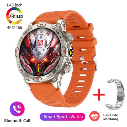 New 1.43-inch smartwatch ECG+PPG all-weather heart
