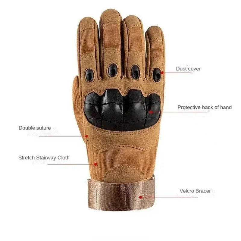 Men's Tactical Full-Finger Anti-Slip Gloves
