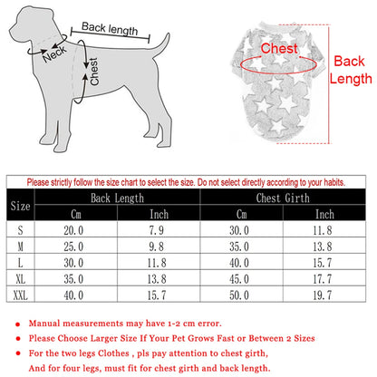 Pet Clothes Autumn Winter Warm Cat Dog Jacket For