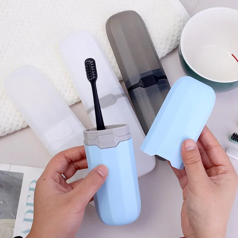 Travel Toothbrush Case Holder Plastic Portable