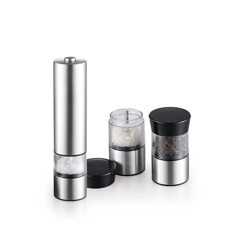 Stainless Steel Electric Pepper Grinder Spices Sea