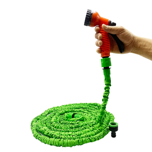 Expandable Magic Hose Home Garden Watering Hose High-Pressure Car Wash 7 Water Spraying Functions Water Gun Gardening Supplies