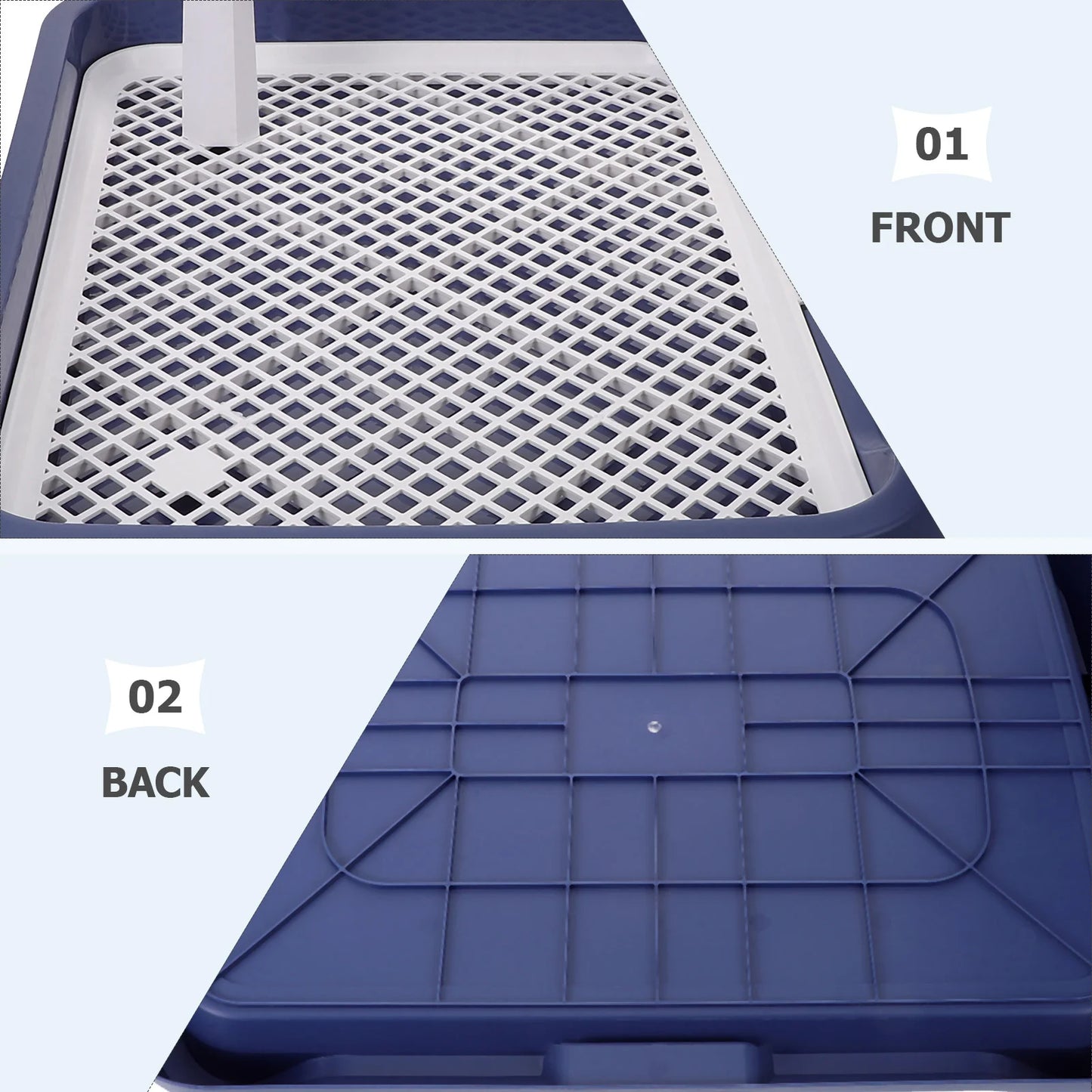 Large Capacity Splash Proof Dog Toilet Puppy Potty