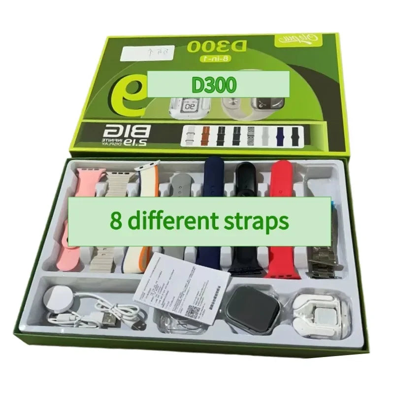 7 Watch Straps 2024 New Watch10 DT900 Smartwatch Amoled Circular Screen ECG Monitoring Reloj inteligente Wristwatch ﻿ - MyLootWare