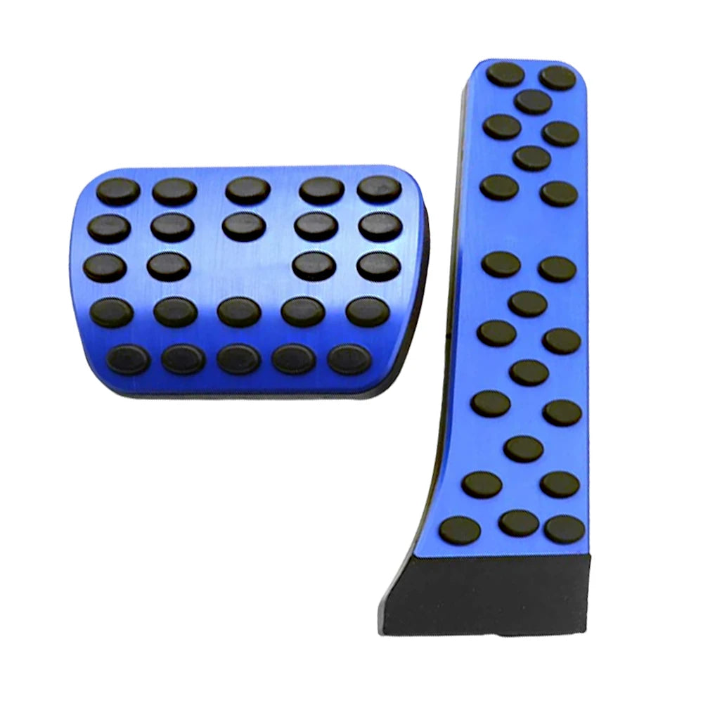 2pcs Aluminum Car Pedals Foot Brake Accelerator Gas Pedal Pad Cover for Mercedes-Benz C CLS E GLK SLK W205 W212 W222 - MyLootWare