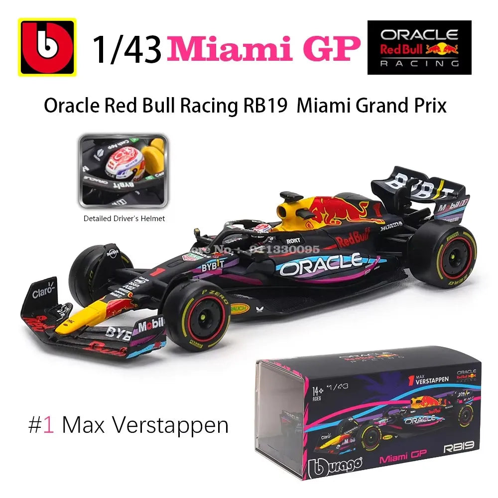 Bburago 1:43 F1 Red Bull Racing TAG Heuer RB20 2024 #1 Verstappen #11 Perez Alloy Car Die Cast Model Toy Collectible SF24 - MyLootWare