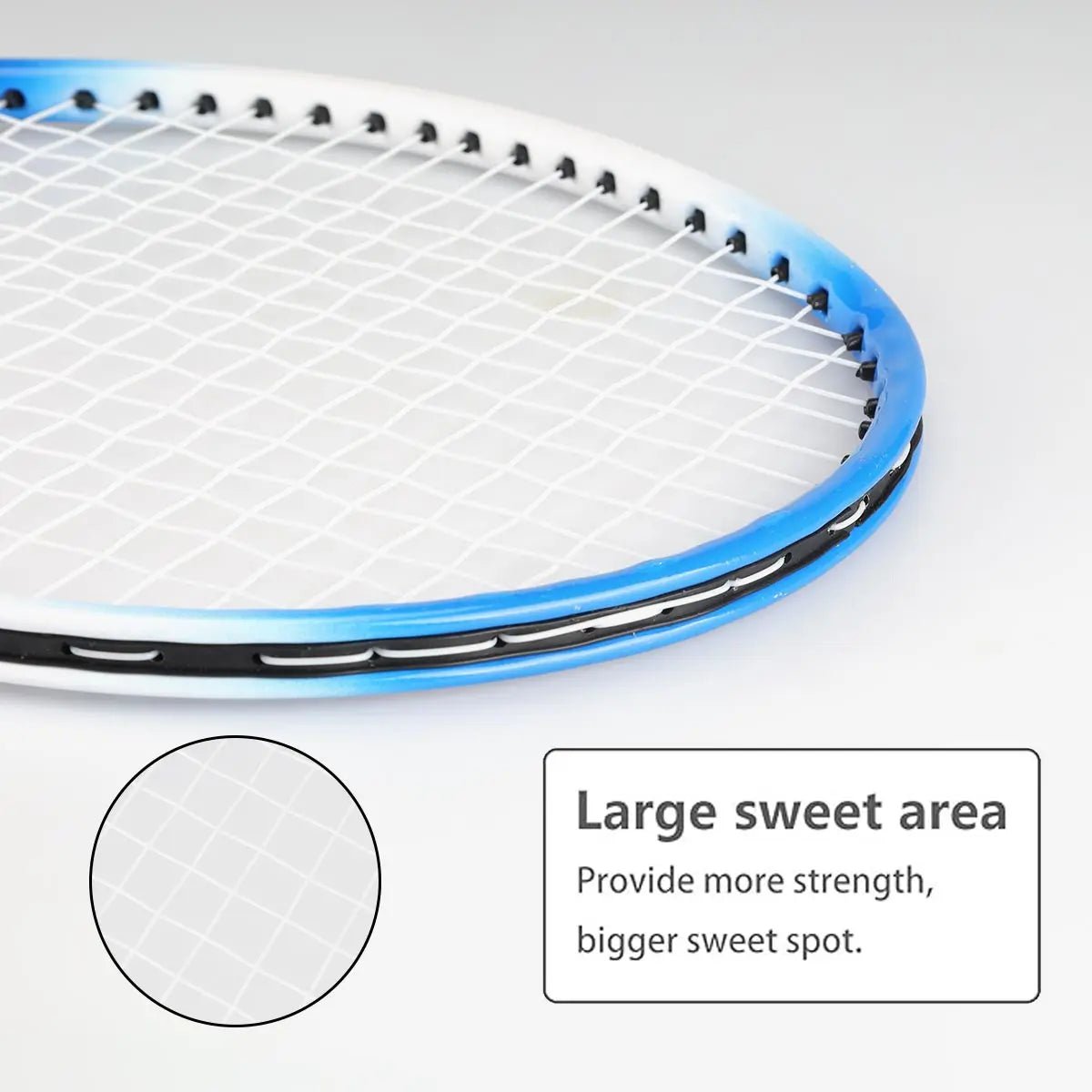 2pcs Tennis Rackets Included Tennis Bag And Tennis Sports Exercise Racquet Set Youth Games Outdoor,Suitable for Beginner - MyLootWare