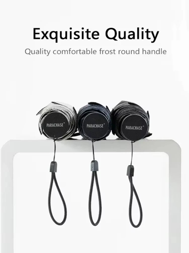 Parachase Pencil Folding UV Umbrella Carbon Fiber