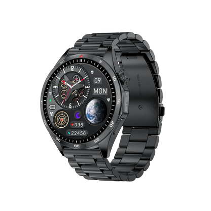 ساعة ذكية للرجال 1.53 شاشة عالية الدقة 360*360 مكالمات بلوتوث IP67 مقاومة للماء مع أكثر من 100 رمز رياضي ومراقبة معدل ضربات القلب ساعة ذكية