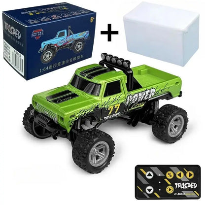 RC Off-Road Monster Truck 1/64 Remote Control Mini