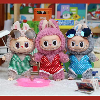2025 Labubu Clothes Swimsuit Accessories Mini Plush Doll Clothing for Labubu I II Idol Dolls Fans Gift - MyLootWare