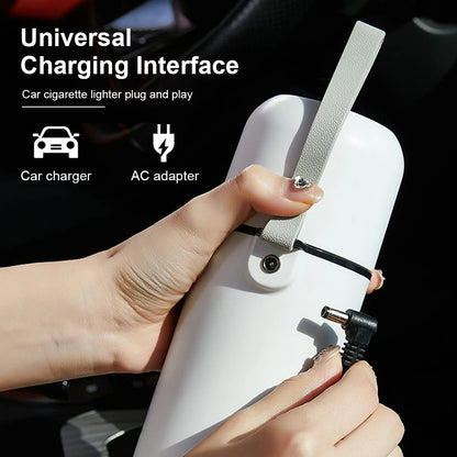 420ml Portable Car Heating Cup Electric Kettle 304 LED Smart Temperature Control Warmer Stirring Cup Heating Bottle Mixing Cup - MyLootWare