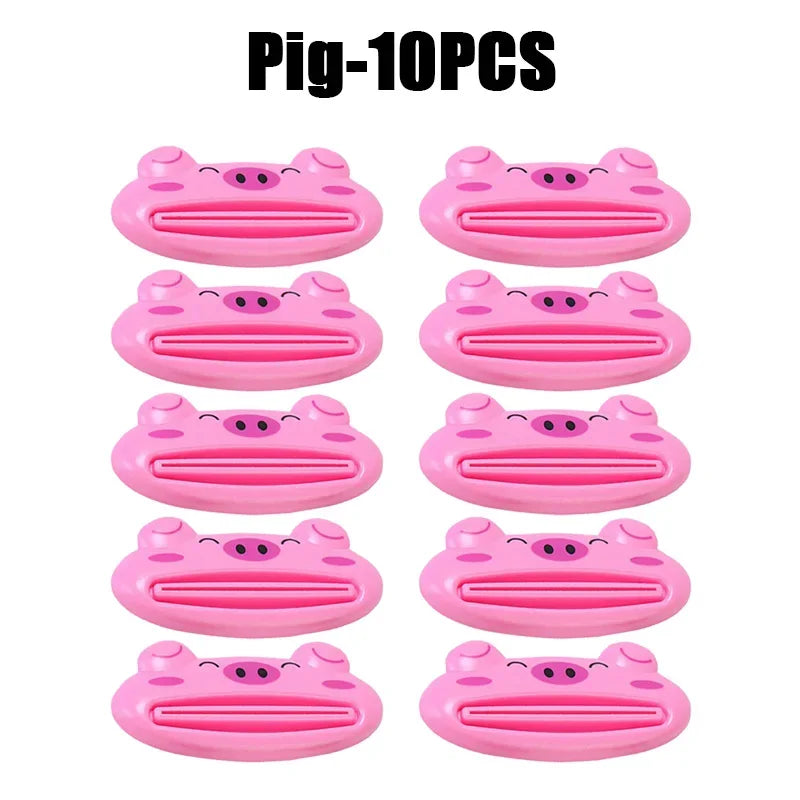 Cartoon Animal Toothpaste Squeezer Easy Use For Children Dispenser Kitchen Gadget Useful Home Tools Bathroom Plastic Tooth Paste - MyLootWare