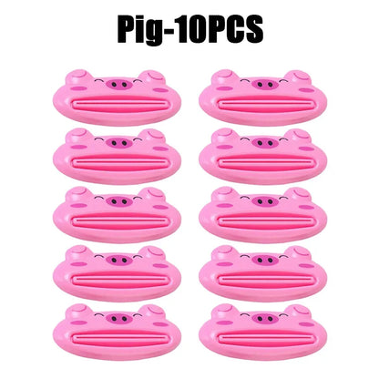 Cartoon Animal Toothpaste Squeezer Easy Use For Children Dispenser Kitchen Gadget Useful Home Tools Bathroom Plastic Tooth Paste - MyLootWare