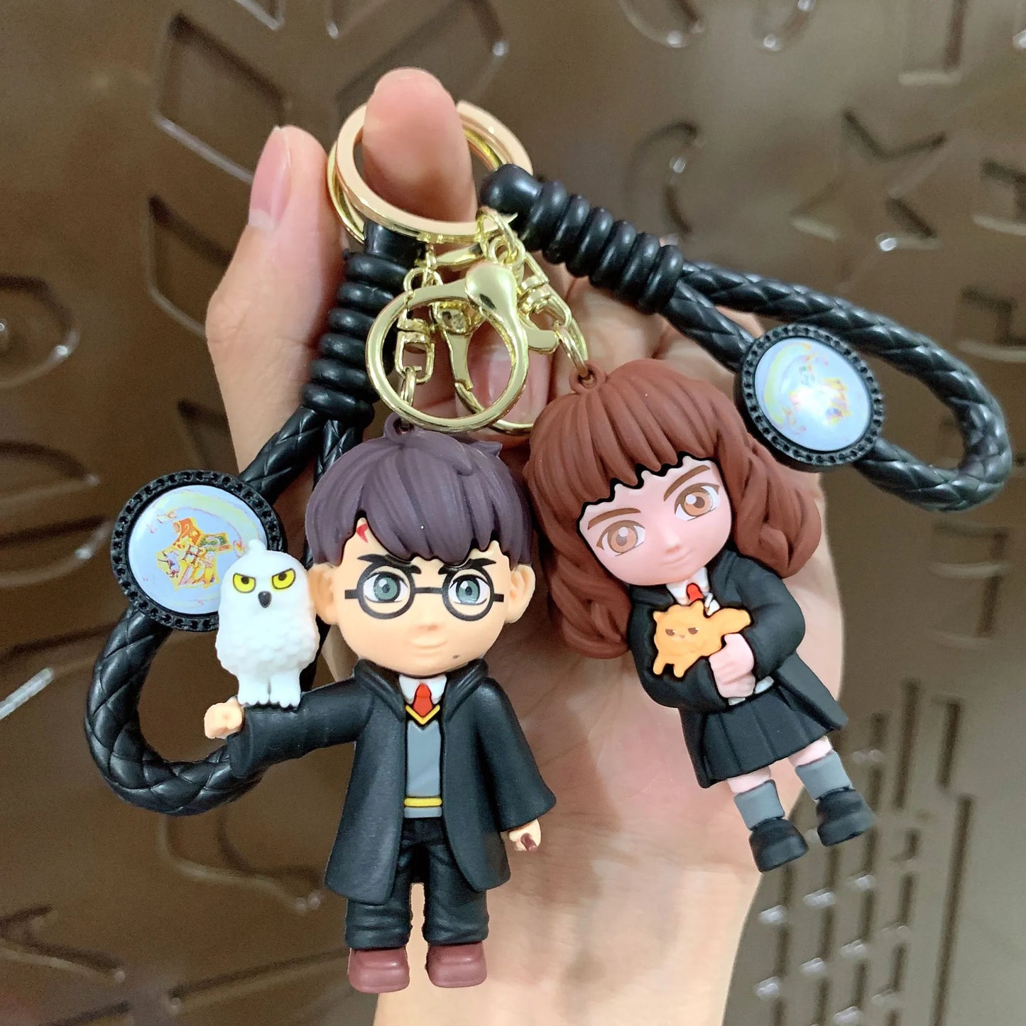 Harry Hogwarts Keychain Cute Cartoon Character Car