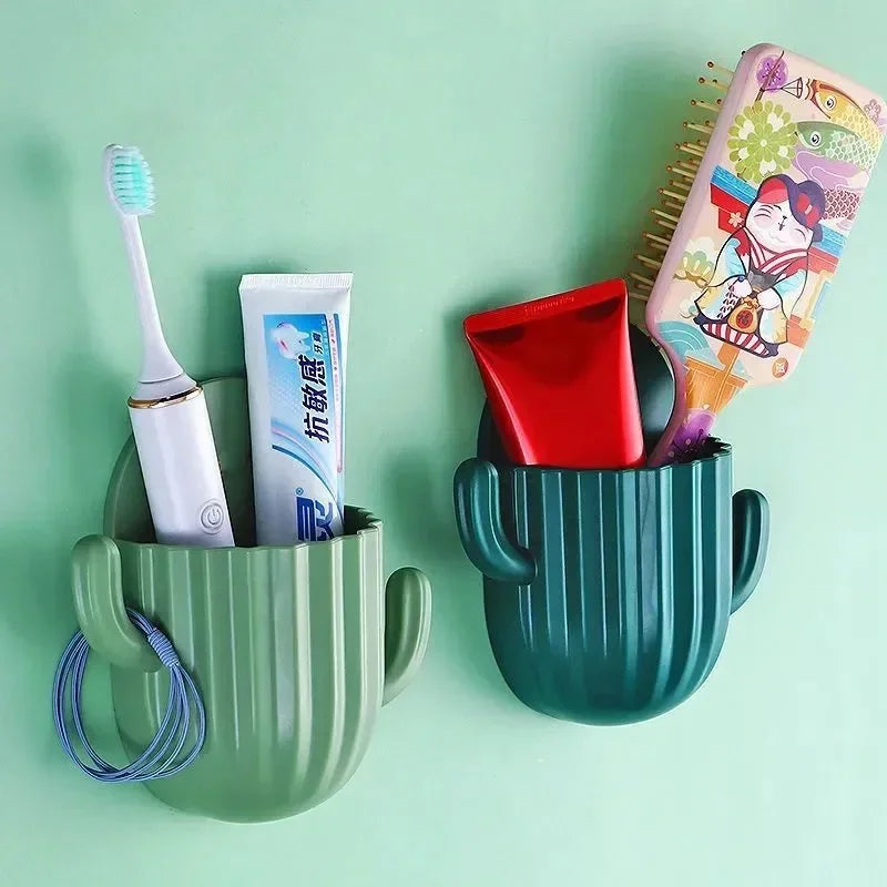 Wall Self-adhesive Storage Rack Toothpaste Holder