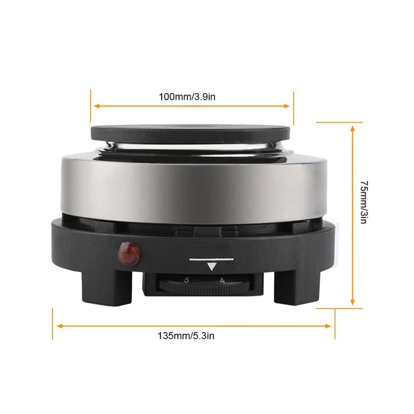 Portable 500W Electric Mini Stove Hot Plate