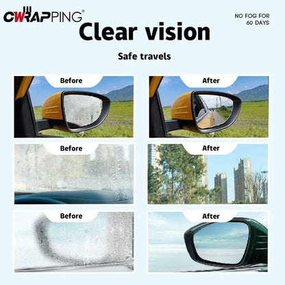 Car Accessories Windshield Anti Fog Spray Cleaner Membrane Mirror Anti Fog Glass Windshield Oil Coating for Car Accessories - MyLootWare