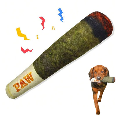Funny Interactive Dog Toys - Cigar Design Plush