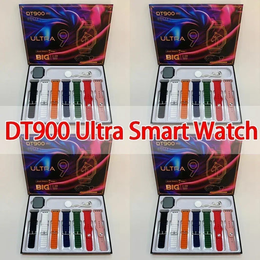 7 Watch Straps 2024 New Watch10 DT900 Smartwatch Amoled Circular Screen ECG Monitoring Reloj inteligente Wristwatch ﻿ - MyLootWare
