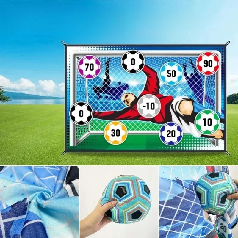 Soccer Game Mat Set Outdoor Indoor Soccer Toys