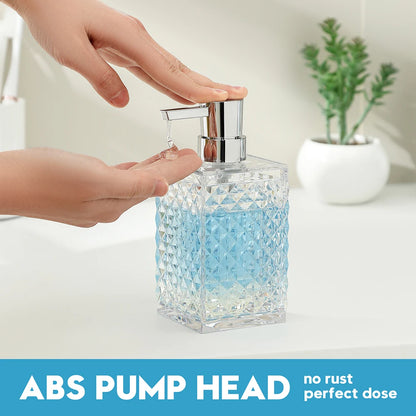 Clear Acrylic Liquid Hand Soap Dispenser（10oz）