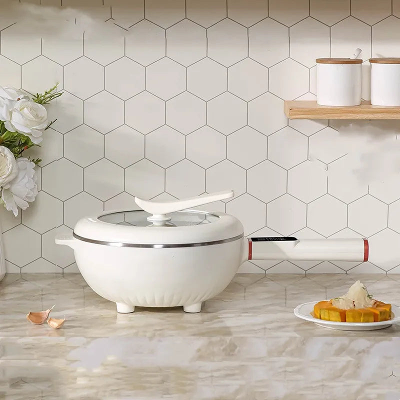 220V Home Multifunctional Electric cooker Smart Electric steamer Non-stick Frying Pot Large Capacity 4.5L Electric Hot Pot 1350W - MyLootWare