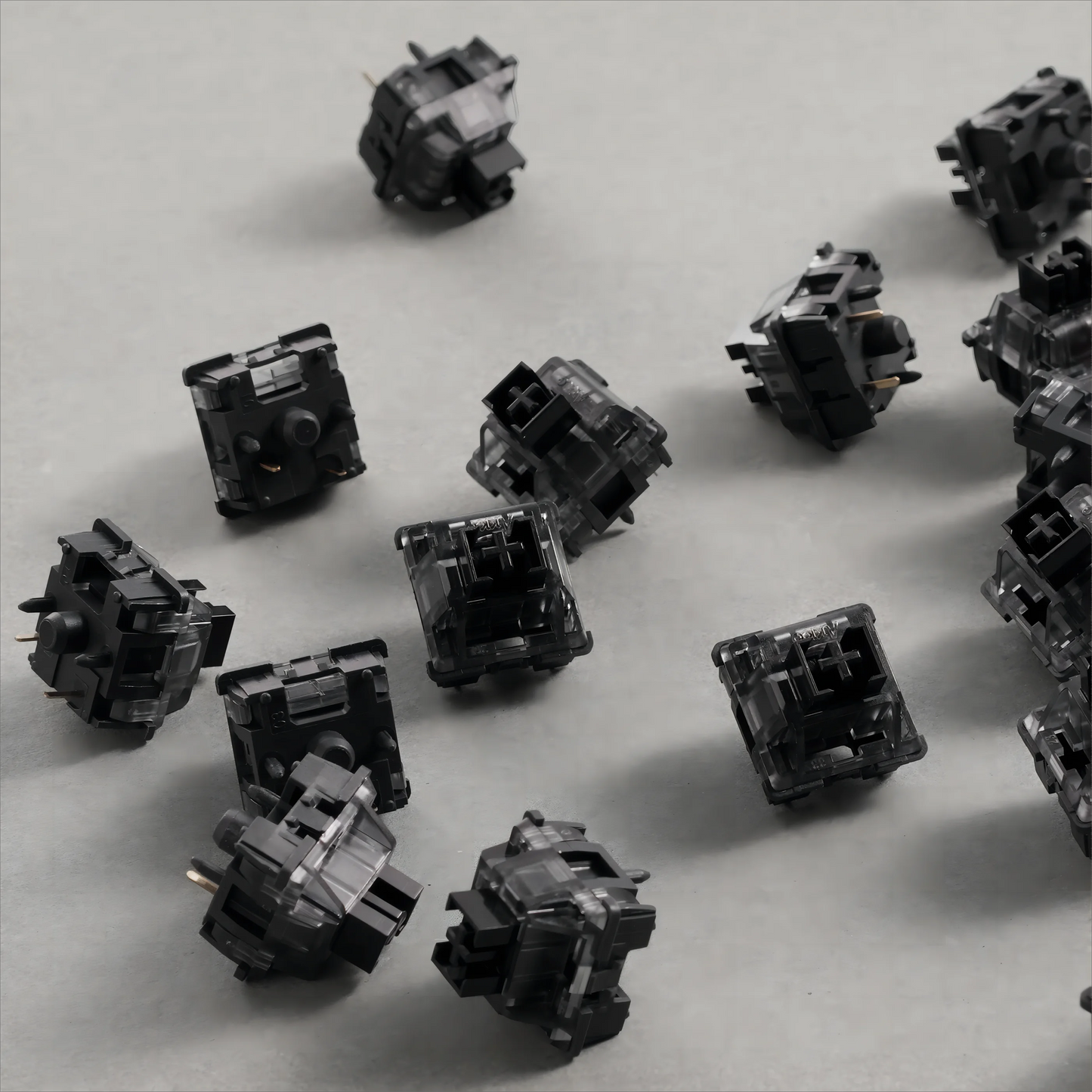 Akko V3 pro Cream Black Switches 5 Pin 55gf Linear Switch with Stable Dustproof Stem For Mx Mechanical Keyboard (45 pcs) - MyLootWare