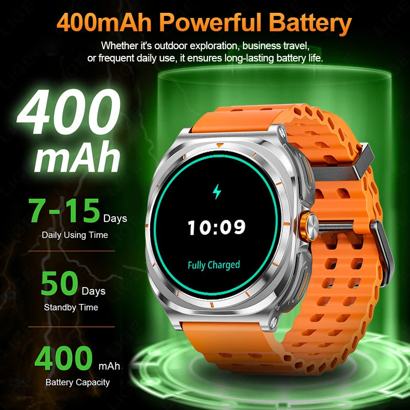 2025 New Smart Watch With 2 in 1 TWS Wireless Headset Bluetooth Call 1.53" AMOLED Screen 400mAh IP67 Waterproof Sport Smartwatch - MyLootWare