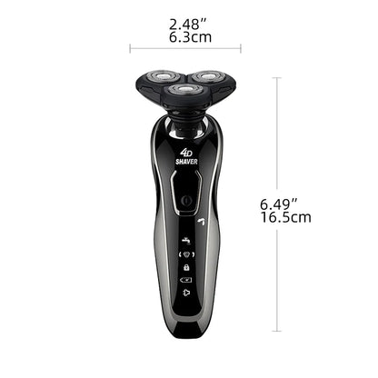 Professional men's electric shaver, with smooth