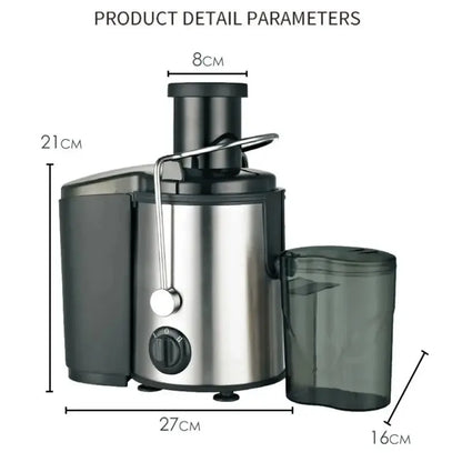 Large Caliber Electric Juicer for Vegetables 1.5L