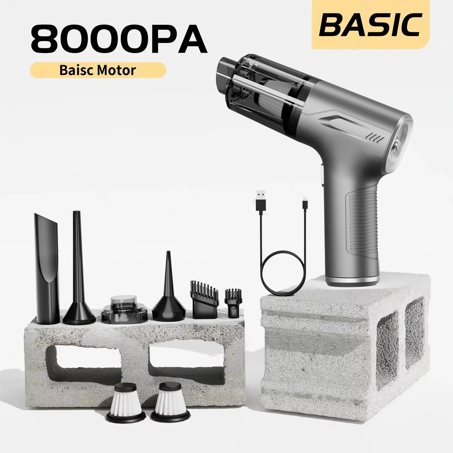 Portable Car Vacuum Cleaner CENRR 98000PA