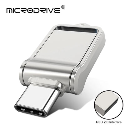 OTG Type C Pen Drive Mini Metal Usb Memory Stick