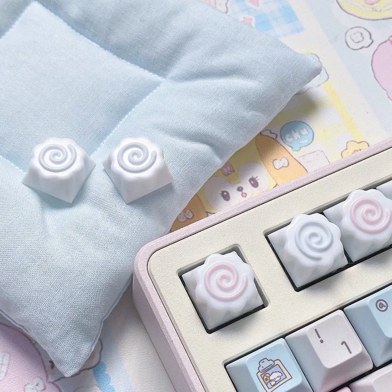 1pc Cute Cartoon Artisan Keycaps DIY Handmade Original Resin Personalized Gift Custom Mechanical Keyboard Keycaps Accessories - MyLootWare