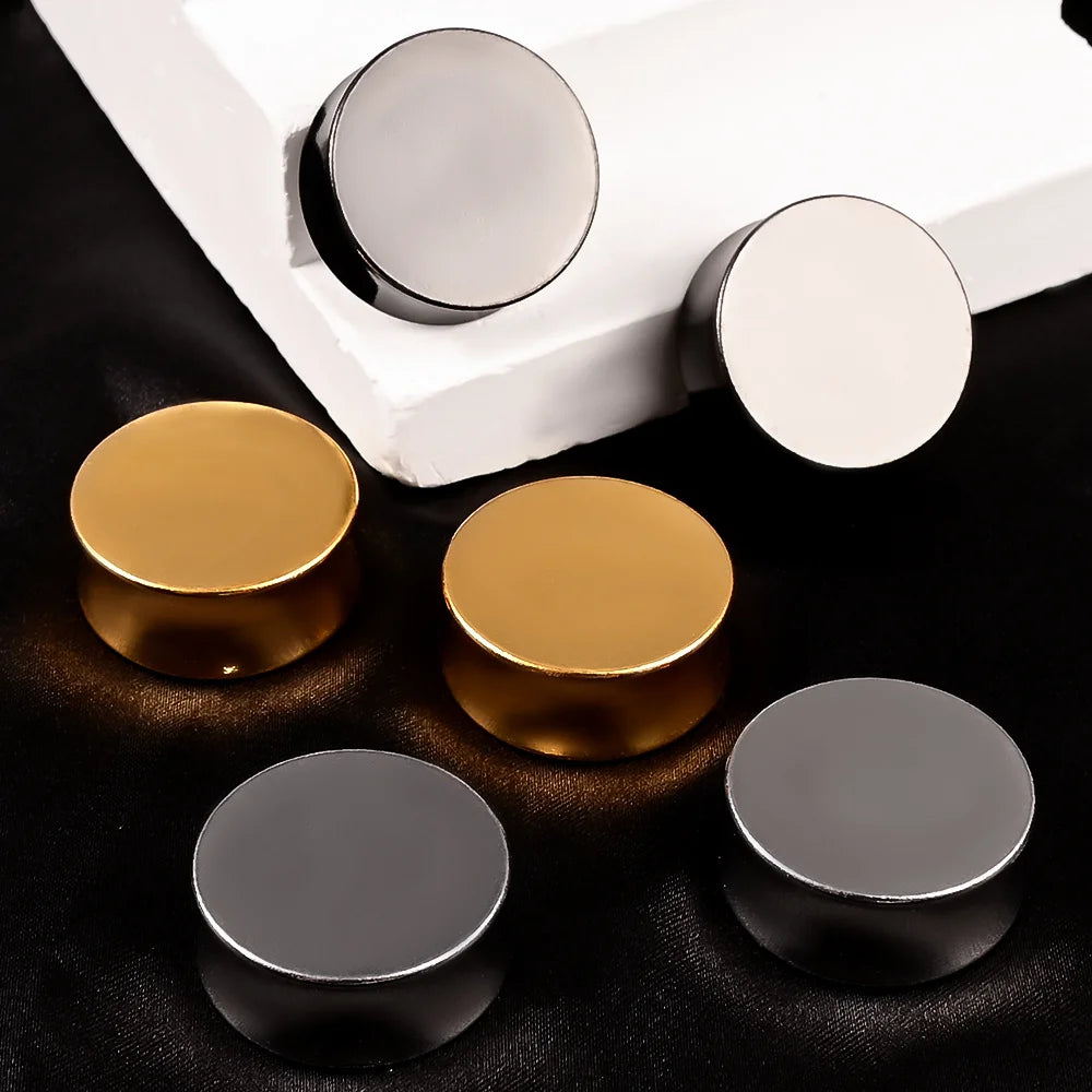 Doearko 2PCS Cool Stainless Steel Solid Double