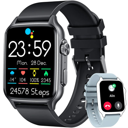 1.96" Smartwatch with Calling & 100+ Sports Modes - MyLootWare