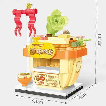 House Building Blocks Mini City Store Street View